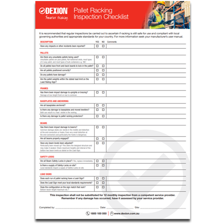 Pallet Racking Inspection