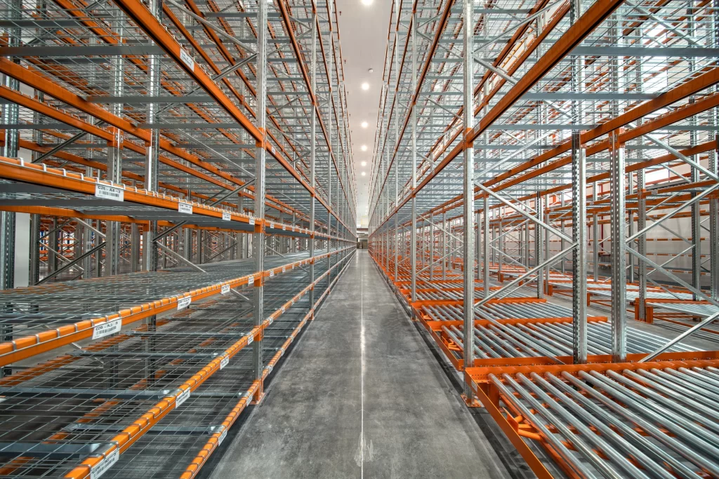 Industrial Storage - Flow Through Racking